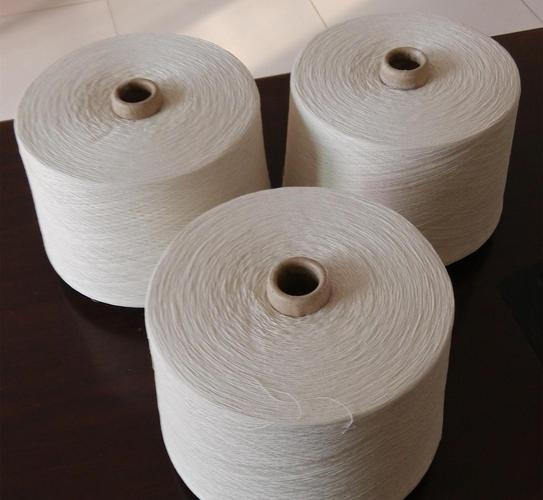 来自高阳县凯瑞棉纺厂提供的气流纺tc涤棉10支双股线 帆布纱线产品